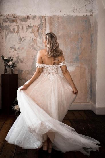Beautiful Wedding Dresses With Lace | Boho wedding dresses A line_4
