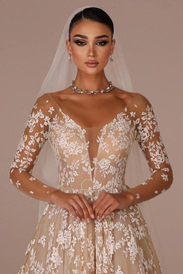 Designer Wedding Dresses A Line Lace Bridal Fashion Online_2