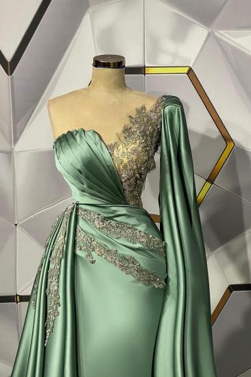 Cheap Designer Sage Green Long Prom Dress_2