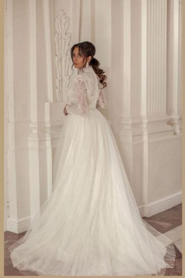 Designer Wedding Dresses With Sleeves | Boho wedding dresses with lace_2