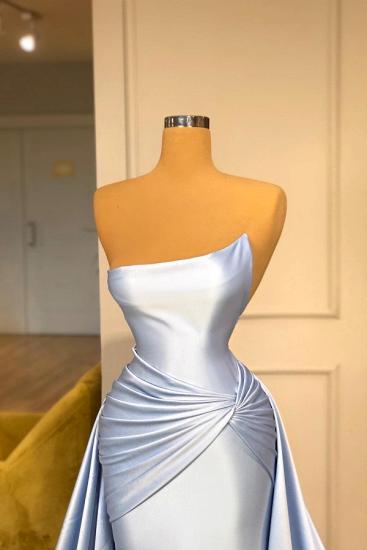 Light Blue Evening Dresses Long | Simple prom dresses cheap_2