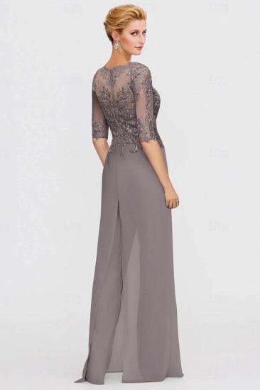 Mother of the Bride Pantsuit with Jacket Formal Pantsuits Long_4