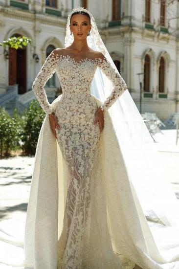 Elegant Wedding Dresses Lace with Sleeves Wedding Dresses Cheap Online