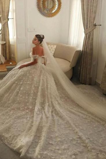 Extravagant Wedding Dresses A Line Lace Wedding Dresses Bridal Fashion Online_2