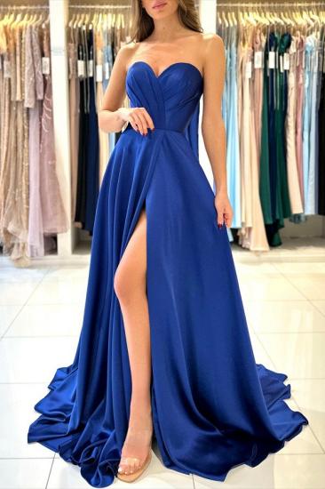 King Blue Prom Dresses Long Simple | Prom dresses cheap_1