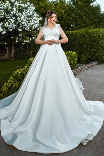 Simple Wedding Dresses A Line Satin Bridal Fashion Online