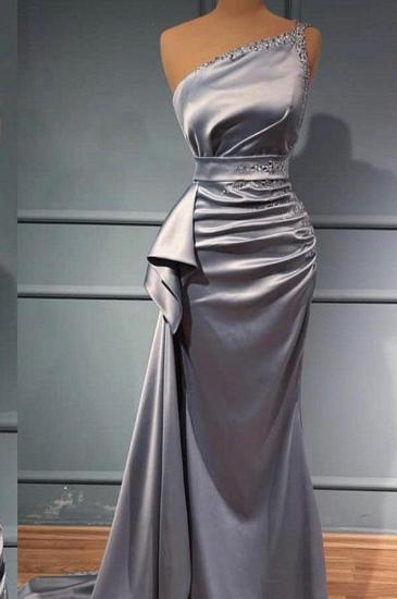 Silver Long Evening Dresses Cheap | Glitter prom dresses_1