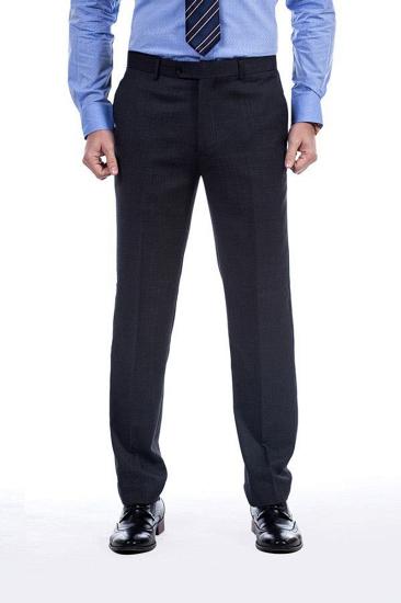 Premium Dark Grey Notched Lapel Mens Tailored Suit_7