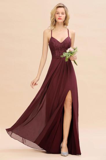 Lace Spaghetti Straps A-Line Bridesmaid Dresses Online