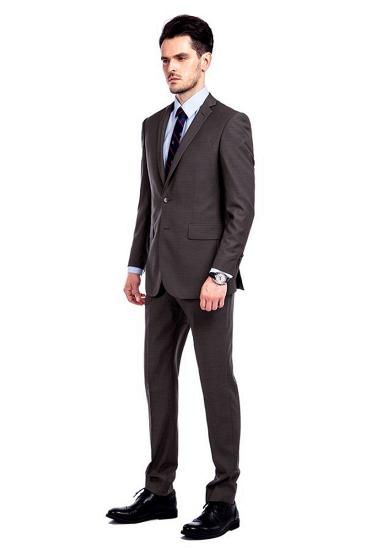 Casey Pure Chocolate Business Mens Suits Sale_2