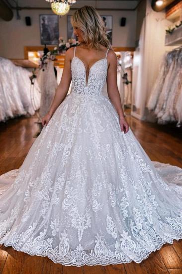 Elegant Wedding Dresses A Line Lace | Wedding dresses cheap_1