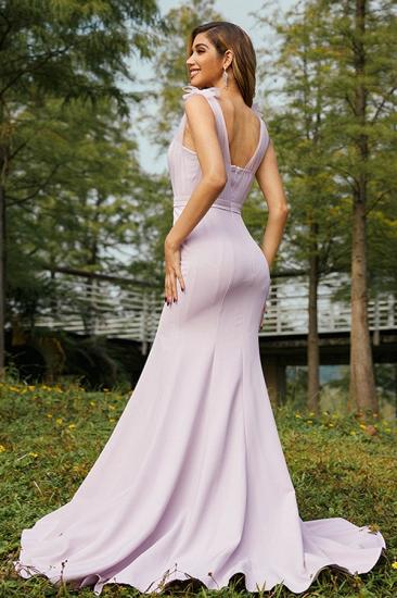 Beautiful Fishtail Evening Dress Long Pink | Evening Prom Dresses Online_2
